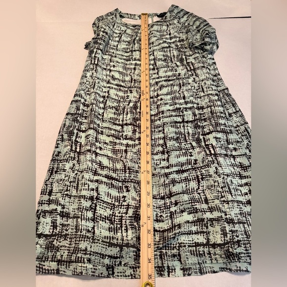 Banana Republic Pleated Neck-Tie Waist Dress in Whipped Mint Size S - Picture 5 of 12